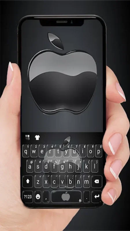 Jet Black Phone10 for Android - Elevate Your Typing Experience