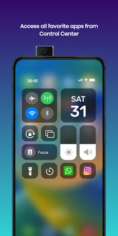 iPhone Control Center iOS 16 for Android - No Downloading Needed