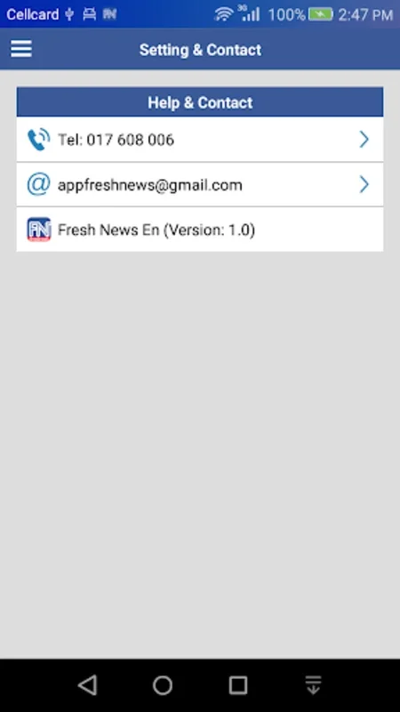 Fresh News International for Android - Stay Informed Globally