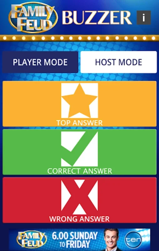 Family Feud Buzzer (free) for Android - Fun for Families