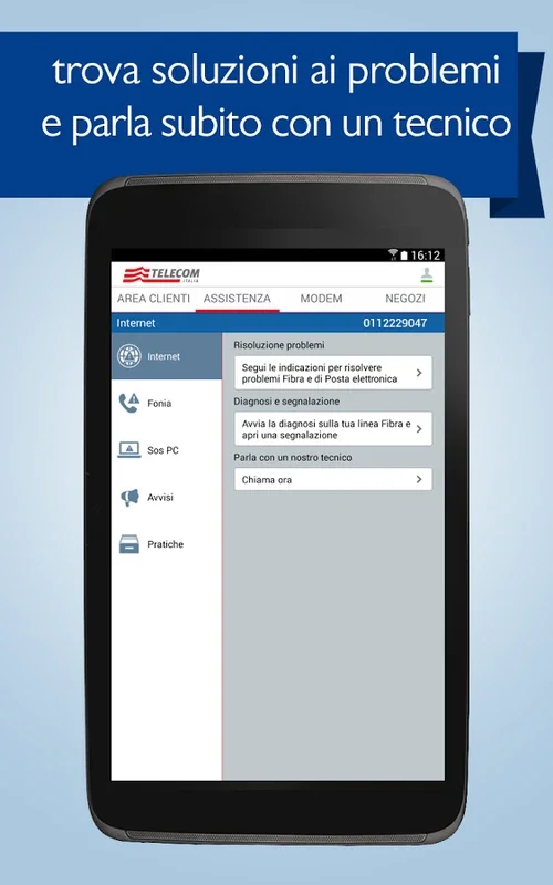 187 Assistenza for Android - Manage Your TIM Modem