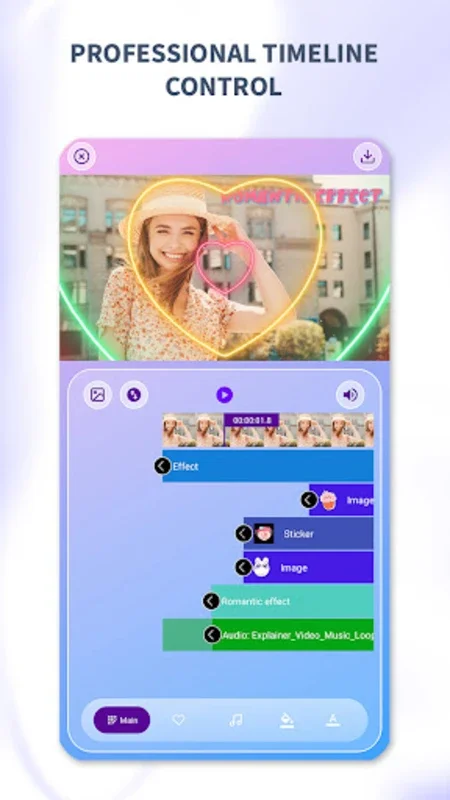 Romantic effects, Video maker for Android - Download the APK from AppHuts