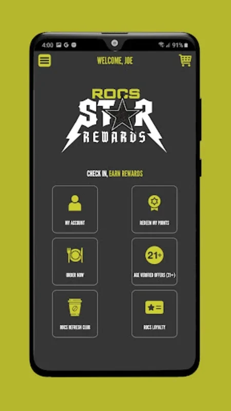 ROCS Local Market for Android - Effortless Meal Ordering & Rewards