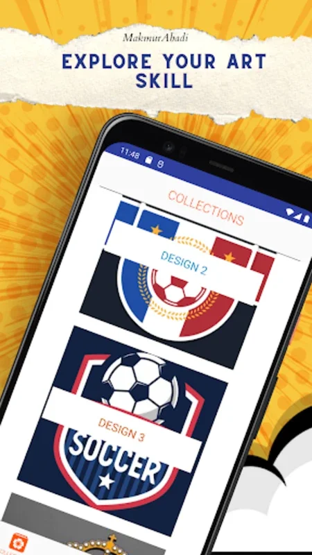 Recolor - Soccer Logo Coloring for Android: Unleash Creativity