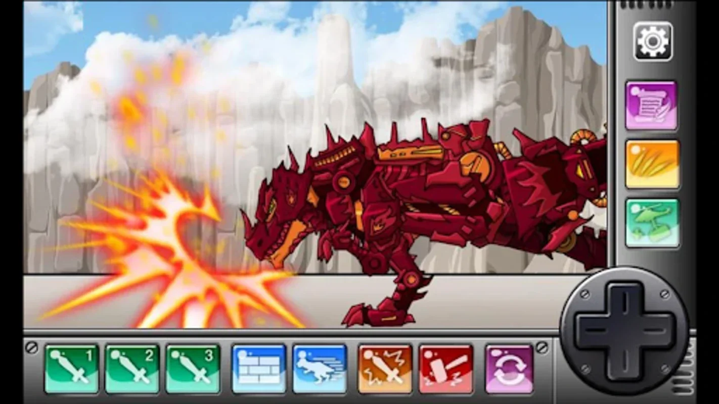 Fire Tyrannosaurus - Dino Robot for Android: Unleash the Dino