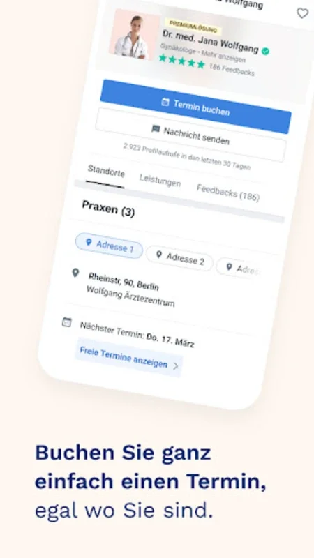 jameda: Ärzte finden & buchen for Android - Book Medical Appointments Easily