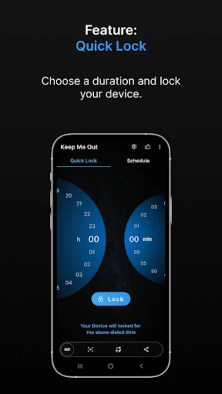 Keep Me Out - Phone lock for Android - Boost Productivity
