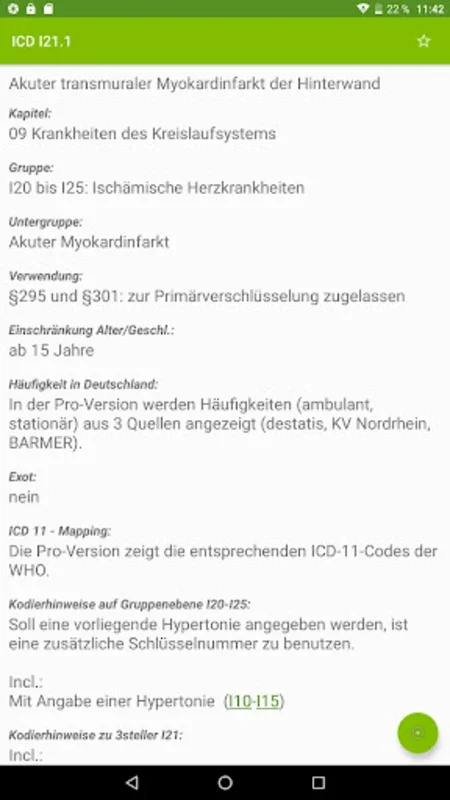 ICD-10 Diagnosen + Heilmittel for Android: Comprehensive Medical App