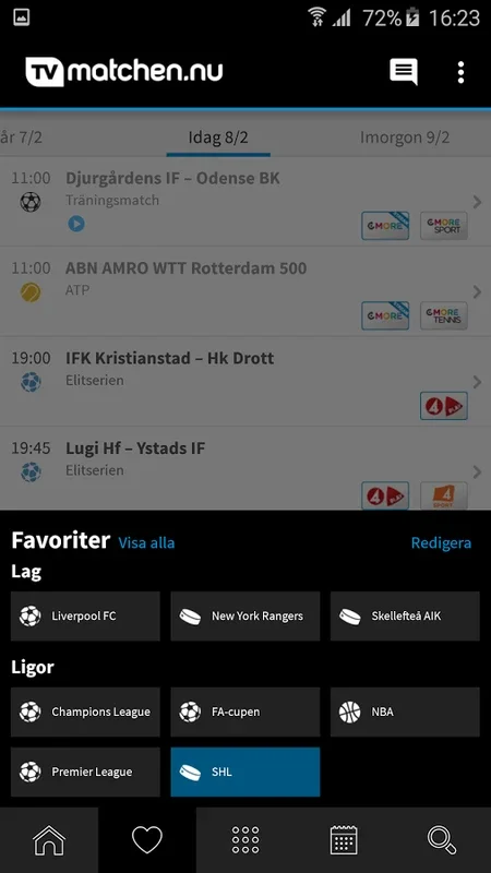 TVmatchen for Android - Stay Updated with Live Sports