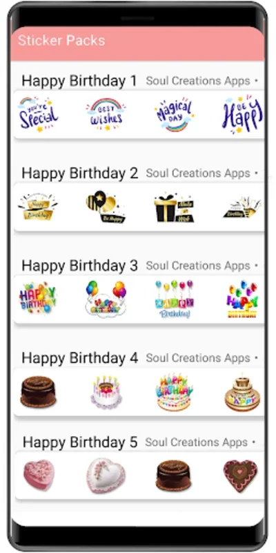 WASticker - Birthday Stickers for Android