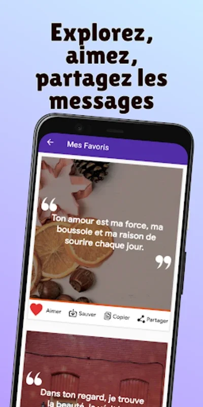 Messages touchants le cœur for Android - Share Heartfelt Messages