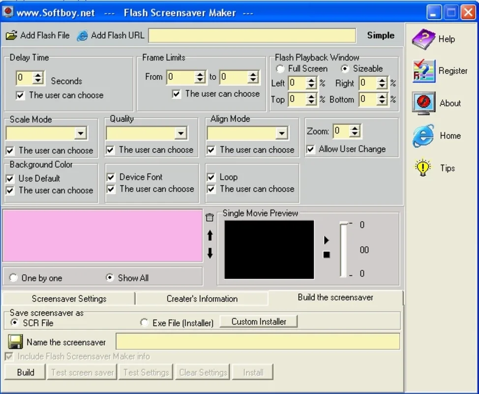 Flash Screensaver Maker: Easy Windows Screensaver Creation