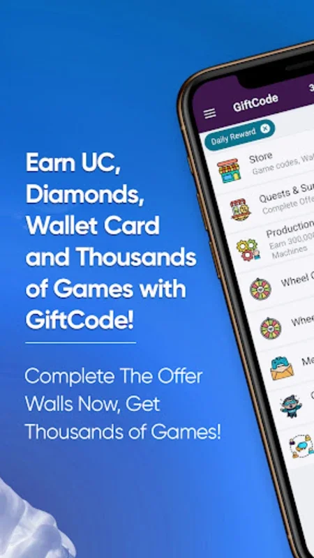 GiftCode for Android - Earn Gaming Rewards Easily