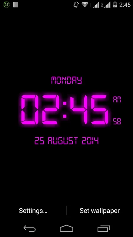 LED Digital Clock LiveWP for Android - Download the APK from AppHuts