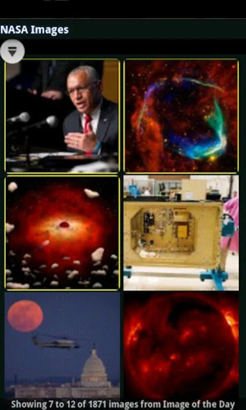 NASA App for Android - Explore Space Content