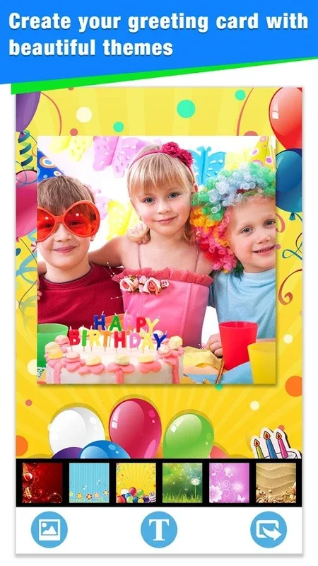 Photo Greeting Card for Android - Personalize with 50+ Effects