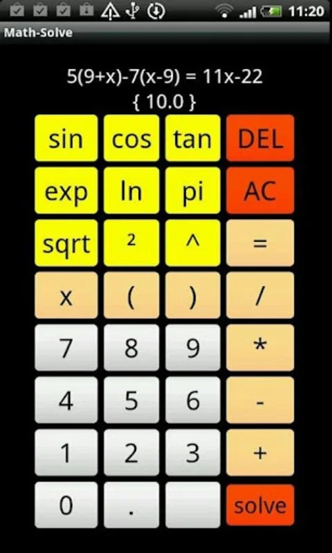 Math-Solve for Android: Solve Math Problems Easily