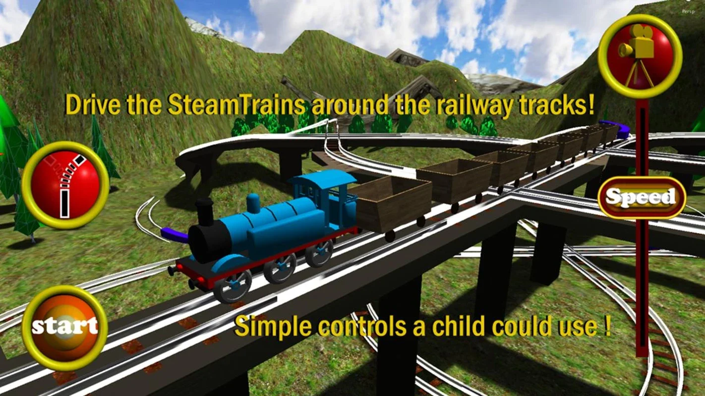 SteamTrains Free for Android - Interactive 3D Train Fun