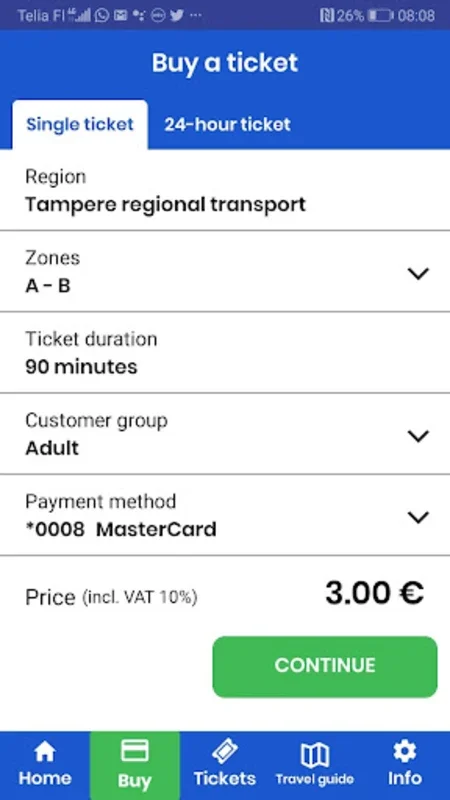 Nysse Mobiili for Android: Simplifying Tampere Transport