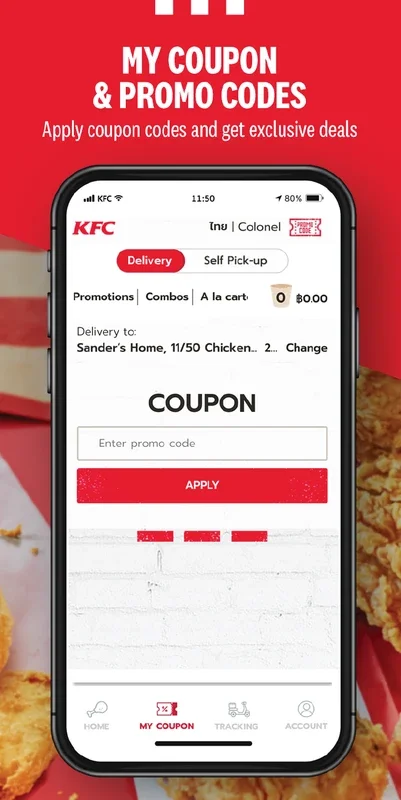 KFC Thailand for Android - Order Fried Chicken Easily