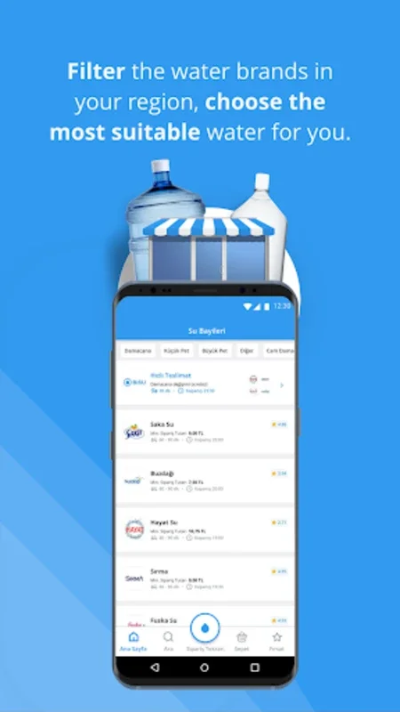 BiSU - Carboy Water & Market for Android: Swift Delivery & Social Impact