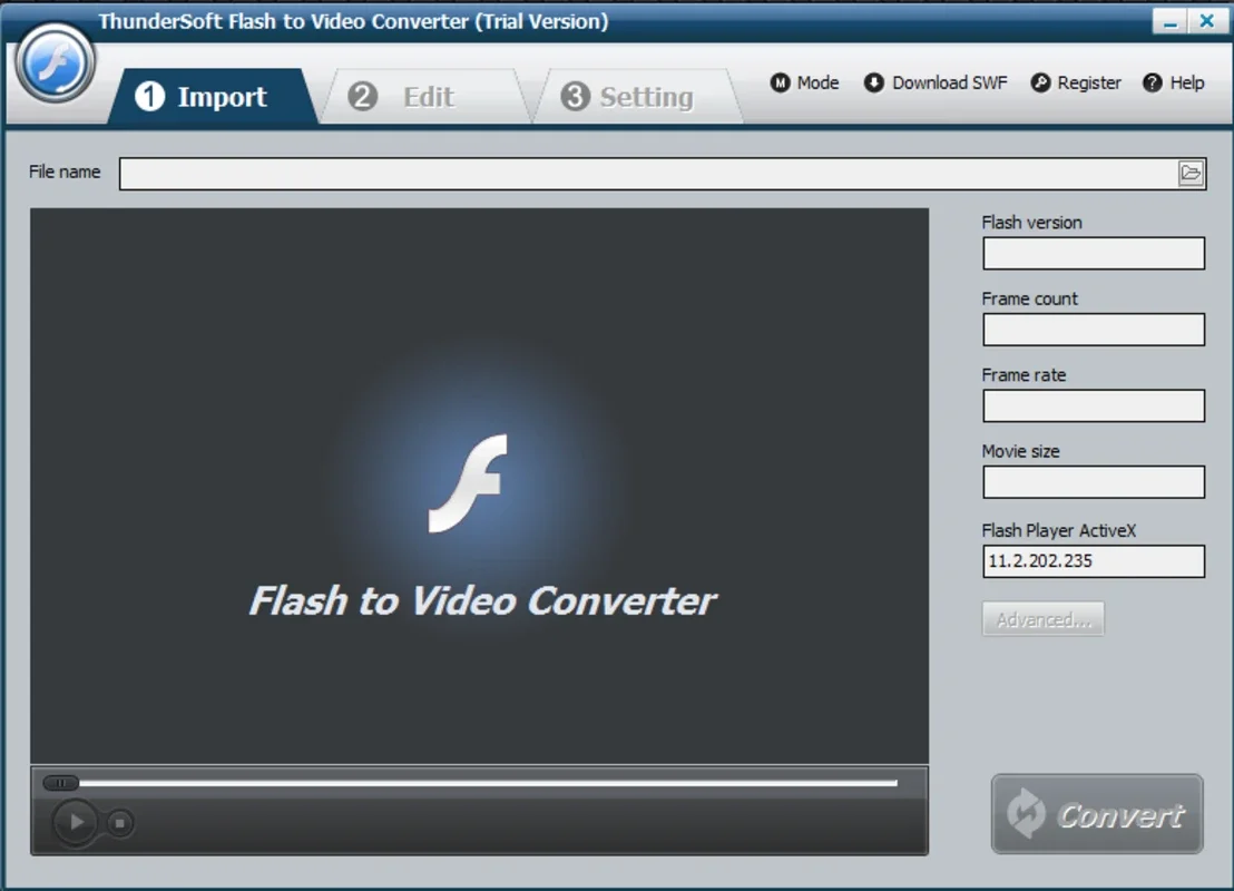 ThunderSoft Flash to Video Converter for Windows - No Download Required