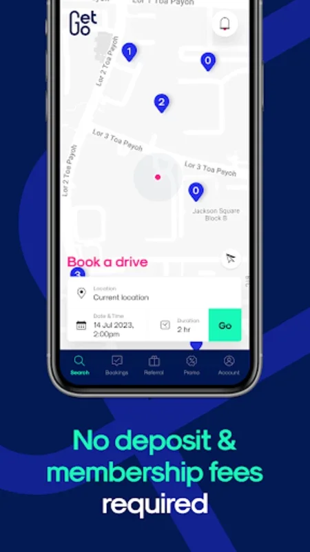 GetGo Carsharing for Android - Convenient Vehicle Access