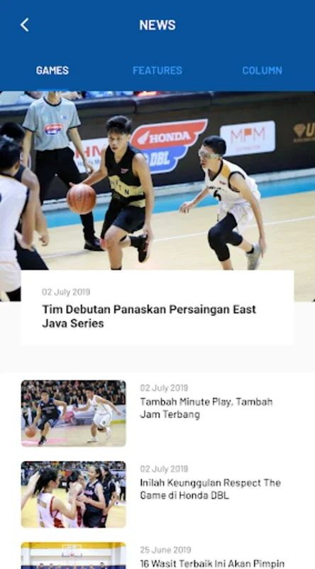 DBL Play for Android - Your Gateway to Indonesian Student Basketball