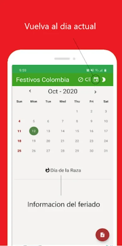 Calendario Festivos Colombia for Android - Stay Updated on Holidays