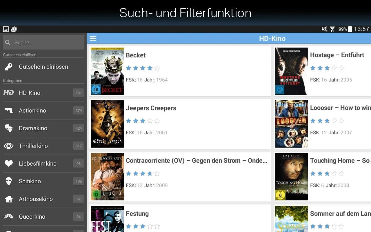 Netzkino for Android - Enjoy Free Movies