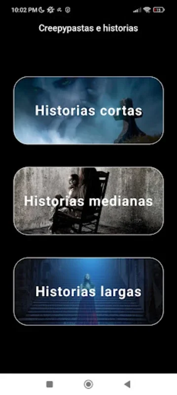 Historias de terror para leer for Android - Diverse Horror Tales