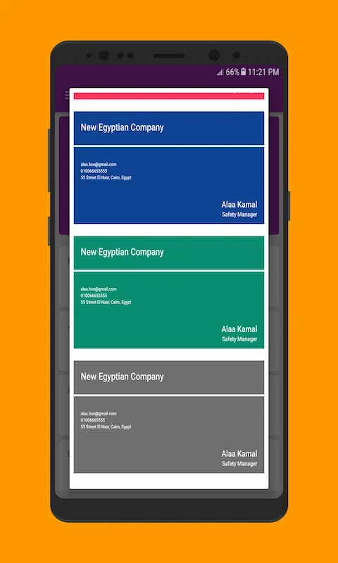 Business Card Maker for Android: Create Professional Cards