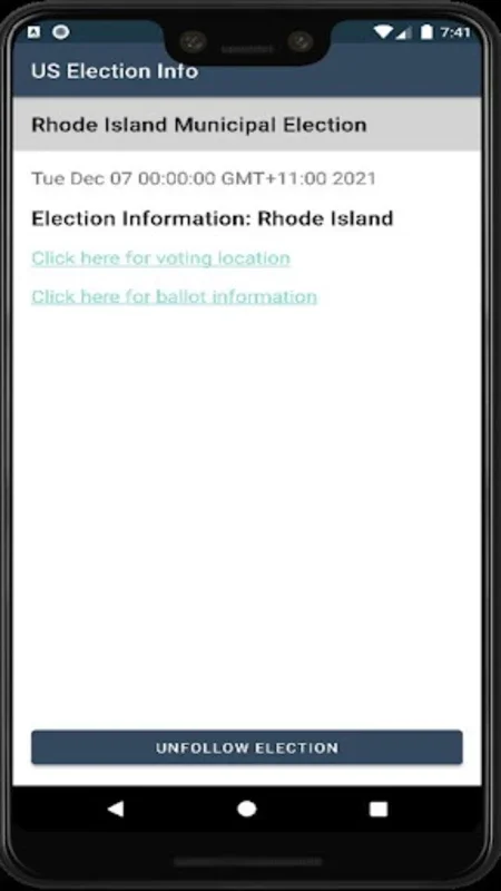 US Election Info for Android - Stay Informed About Elections