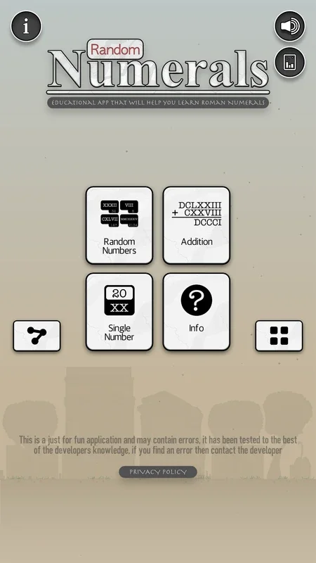 Random Numerals for Android - An Interactive Learning App