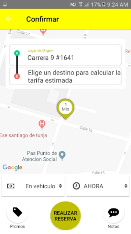 Mi taxi ya Tunja for Android - Streamline Your Taxi Booking