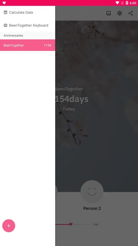 Been Together for Android - Manage Your Relationship Milestones