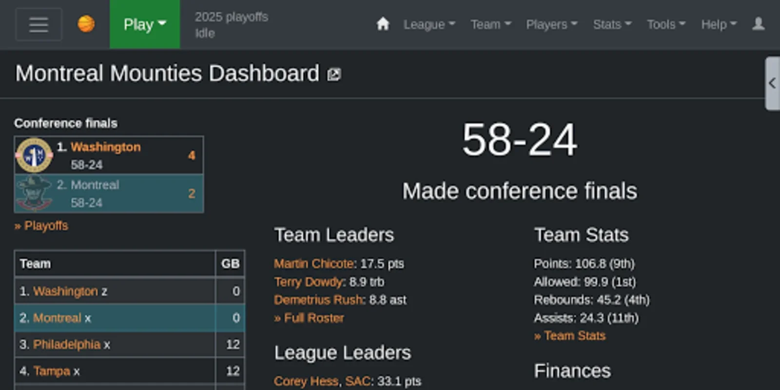 Basketball GM for Android - Strategic Team Management