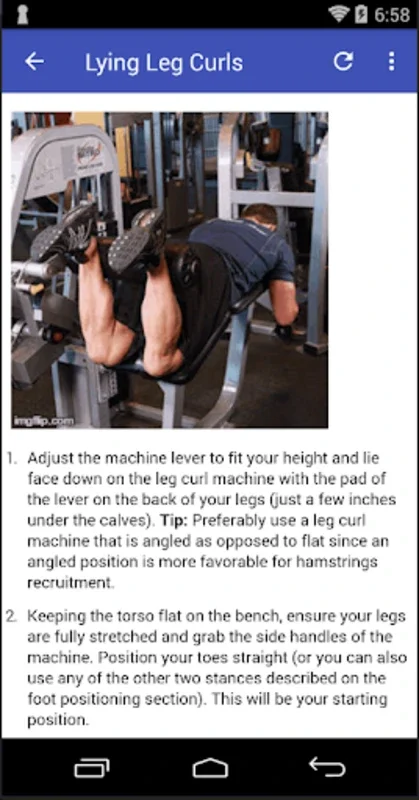 All Hamstrings Exercises for Android: Strengthen Your Hamstrings