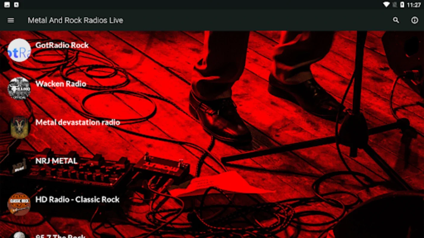 Metal And Rock Radios Live for Android - Stream Intense Music