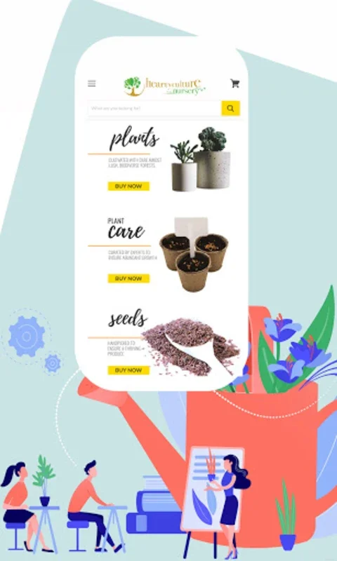 Heartyculture Nursery for Android - Buy Exotic Plants Easily