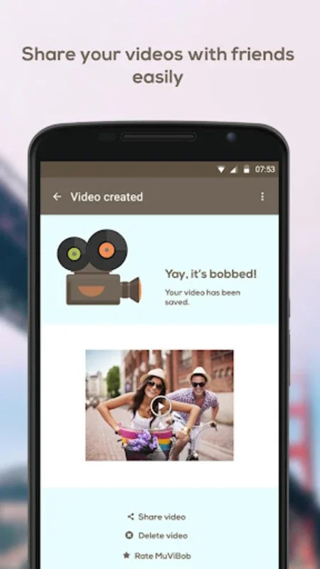 MuViBob for Android - Create Personalized Music Videos