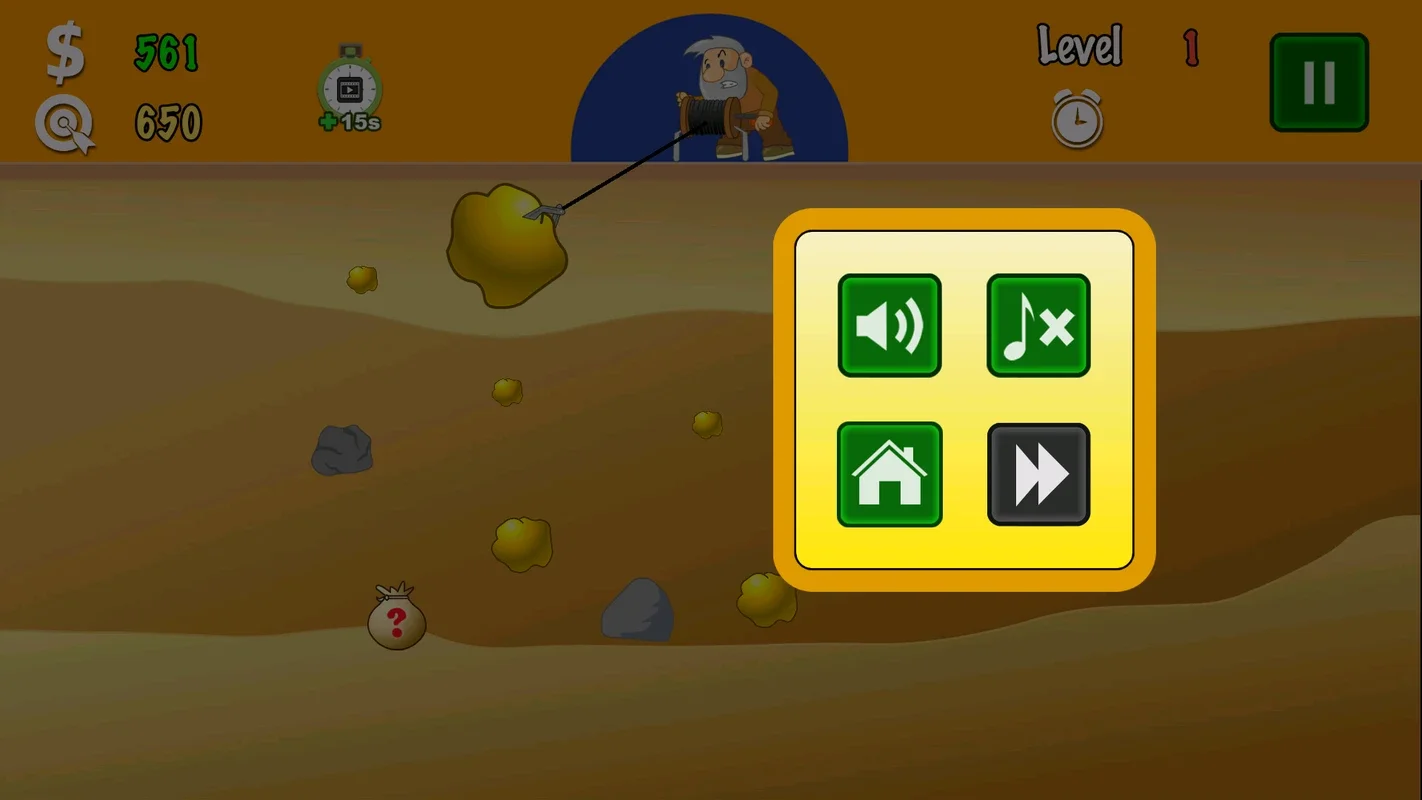 Gold Miner for Android - Engaging Nugget Hunting