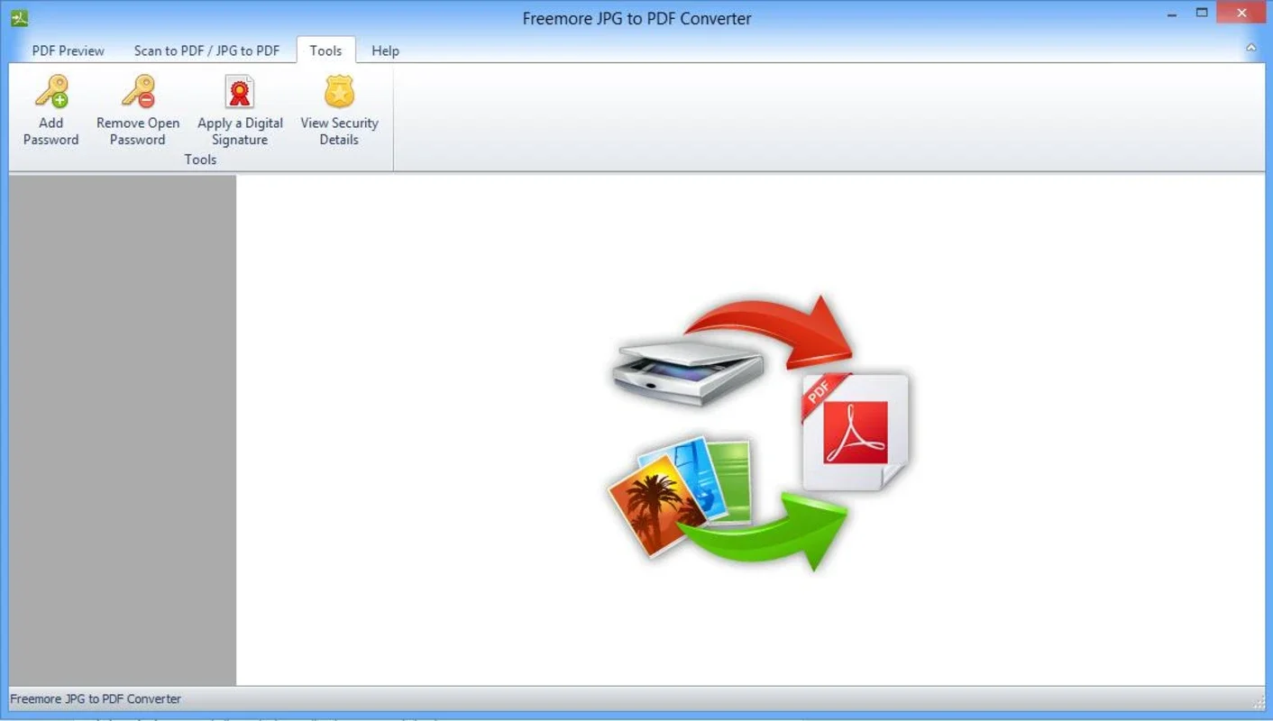 Freemore JPG to PDF Converter for Windows - No Downloading Required