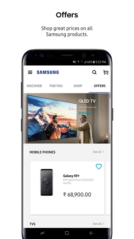 Samsung Shop for Android - Get Official Deals at Your Fingertips