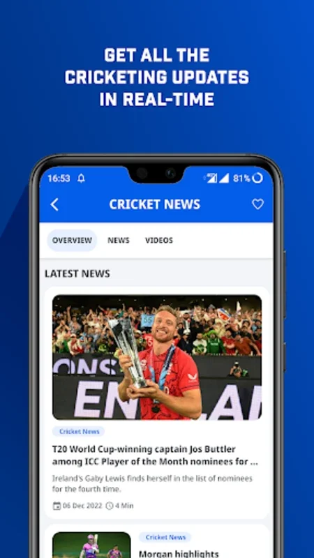 CricTracker for Android - Stay Updated with Live Cricket