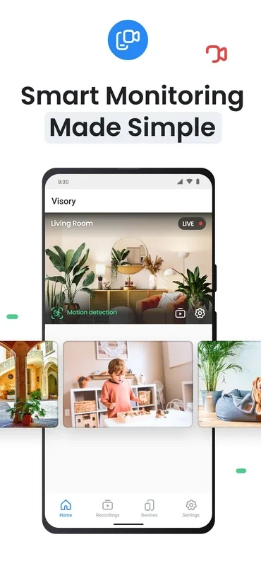 Visory Camera for Android - Secure Your Home Remotely