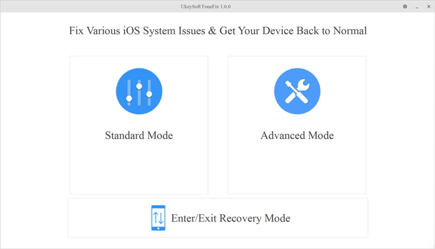 UkeySoft iOS System Recovery for Windows - Restore iOS Devices Easily