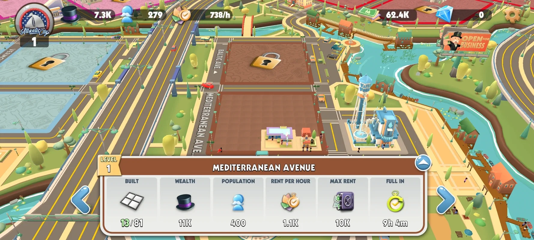 MONOPOLY Tycoon for Android - Build Your City and Fortune