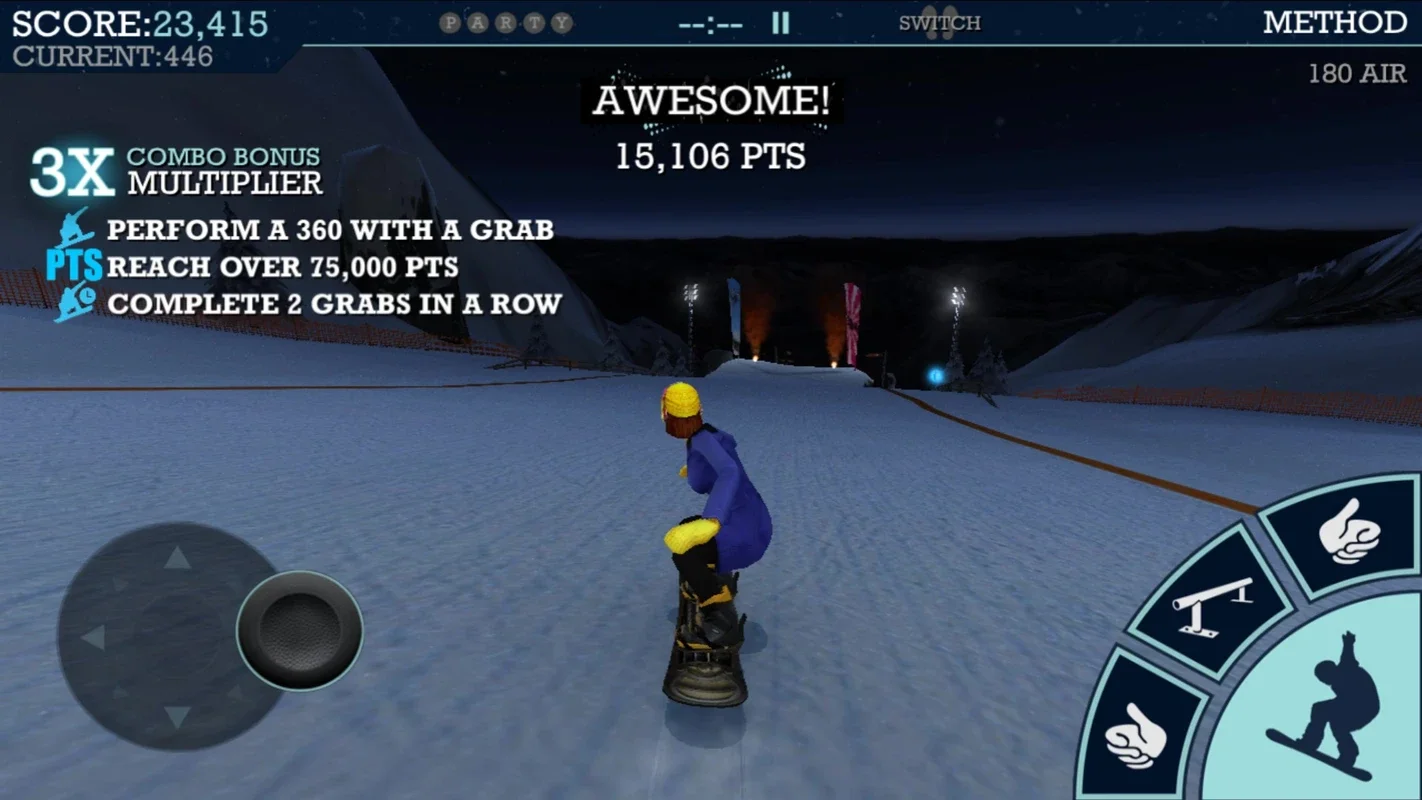 Snow Party for Android - Thrilling Snowboarding Experience