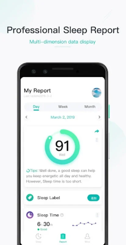 SLEEPON for Android: Advanced Sleep Monitoring